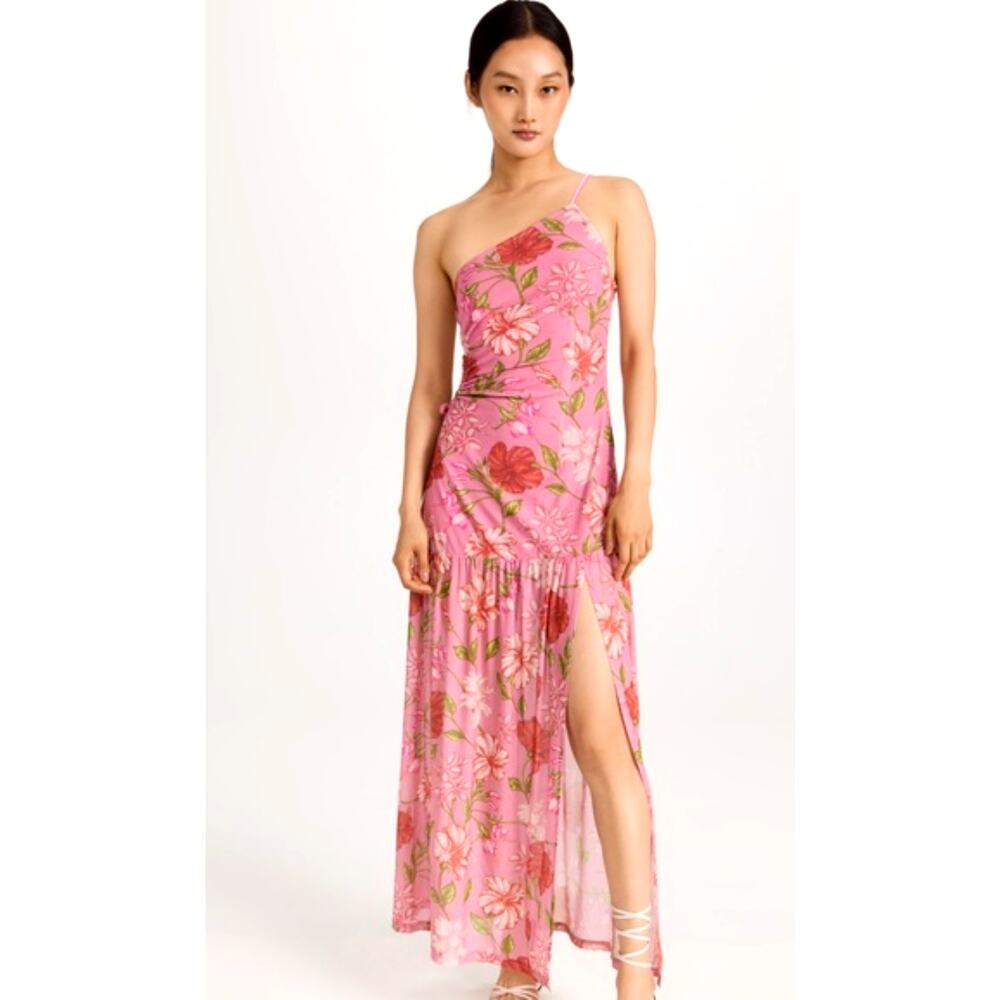 Hansen & Gretel NWT Artillo Boho Midi Pink Floral Dress M
